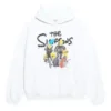 Felpa con cappuccio in cotone Balenciaga x THE SIMPSONS, vestibilità ampia “White” 675003TLVG89016