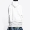 Felpa con cappuccio in cotone Balenciaga x THE SIMPSONS, vestibilità ampia “White” 675003TLVG89016