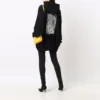 Felpa con cappuccio in cotone Barcode “Black” 651799TKVE61070
