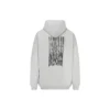 Felpa con cappuccio in cotone Barcode “Grigio” 651799TKVE68174