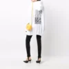 Felpa con cappuccio in cotone Barcode “White” 651799TKVE69040