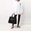 Felpa con cappuccio in cotone con logo Small Label SS21, bianca 578135TJV859040