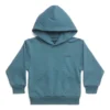 Felpa con cappuccio in cotone con stampa logo “Blue” 682019TOVK64005