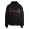 Felpa con cappuccio in cotone Heavy Metal “Washed Black” 739024-TOVD8-1055