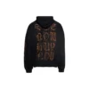 Felpa con cappuccio in cotone Heavy Metal “Washed Black” 739024-TOVD8-1055