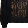 Felpa con cappuccio in cotone Heavy Metal “Washed Black” 739024-TOVD8-1055