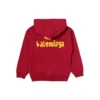 Felpa con cappuccio in cotone Tape Type “Red” 682019TOVB36400