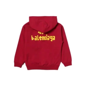 Felpa con cappuccio in cotone Tape Type “Red” 682019TOVB36400