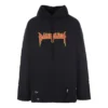 Felpa con cappuccio Metallica, vestibilità oversize “Black Orange” 698083TMV891055