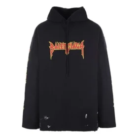 Felpa con cappuccio Metallica, vestibilità oversize “Black Orange” 698083TMV891055 Felpa con cappuccio Metallica, vestibilità oversize “Black Orange” 698083TMV891055