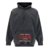 Felpa con cappuccio oversize B Authentic Vintage Jersey “Washed Black” 697879TMVB11000