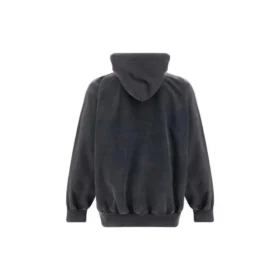 Felpa con cappuccio oversize B Authentic Vintage Jersey “Washed Black” 697879TMVB11000