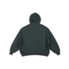 Felpa con cappuccio oversize Balenciaga x adidas con logo “Verde Bianco” 712396TNVA93775