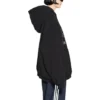Felpa con cappuccio oversize con logo Balenciaga x adidas “Black White” 712396TNVA91070