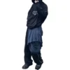 Felpa con cappuccio oversize con toppe XXXL “Black” 720406TNVD91070
