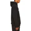 Felpa con cappuccio oversize e logo in script “Black White” 674986TMVB51070