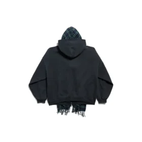 Felpa con cappuccio oversize e zip integrale Unity Sports Icon “Dark Blue” 794747TQVM24021