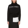 Felpa con cappuccio oversize “Femme Fatale” “Nero” 482217TTK141000