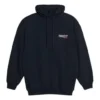 Felpa con cappuccio oversize ricamata per Political Campaign “Black White” 620947TKVI91070
