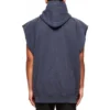 Felpa con cappuccio oversize senza maniche Est. 1917 con logo College “Navy” 697875TMV964140