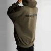 Felpa con cappuccio oversize Strike 1917 “Khaki” 697879TMVH22930