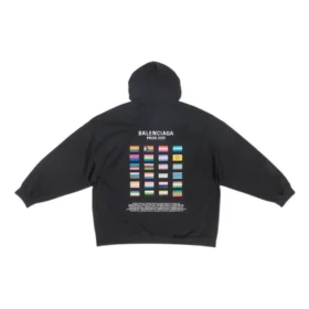 Felpa con cappuccio Pride, vestibilità squadrata “Nero” 651799TMVO31070