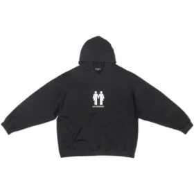 Felpa con cappuccio Pride, vestibilità squadrata “Nero” 651799TMVO31070