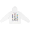 Felpa con cappuccio Pride, vestibilità squadrata “White” 651799TMVO30904