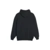 Felpa con cappuccio ricamata, nera 570798TEV501000