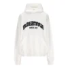 Felpa con cappuccio rotondo Back Flip Oversized “White Black” 761458TPVG19040