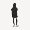 Felpa con cappuccio senza maniche da uomo con vestibilità regolare, colore nero Felpa con cappuccio senza maniche da uomo con vestibilità regolare, colore nero