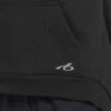 Felpa con cappuccio senza maniche da uomo con vestibilità regolare, colore nero Felpa con cappuccio senza maniche da uomo con vestibilità regolare, colore nero