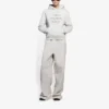 Felpa con cappuccio “Shrunk” della Settimana della Moda SS21, grigia 657683TKV852984