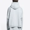 Felpa con cappuccio Slime, vestibilità ampia “Grigio-verde” 674986TLVF21203