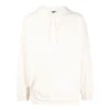 Felpa con cappuccio sportiva oversize con coulisse “Bianco” 600583TLVA19080
