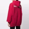 Felpa con cappuccio SS21 Logo, vestibilità media, “Rosso” 578135TIV846295