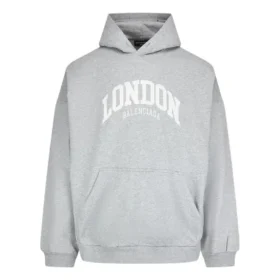 Felpa con cappuccio SS22 Cities London “Grey” 674986TLVG61380