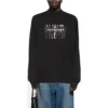 Felpa con collo a giro originale Balenciaga “Nera” 652981TIVA21000