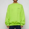 Felpa con logo a contrasto “Lime” 671125TKVB57072