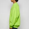 Felpa con logo a contrasto “Lime” 671125TKVB57072