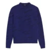 Felpa con logo diagonale “Blue” 583080T15244160