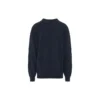 Felpa girocollo College Crest “Navy” 696226T32394640