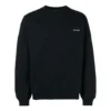 Felpa girocollo con piccolo logo a contrasto stampato “Black White” 556147TYK271000