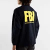 Felpa girocollo FBI “Blu navy/Giallo” 676629TLVH14265