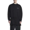 Felpa girocollo Regular Fit “Black” 697869TMVF51070
