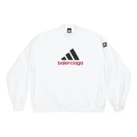 Felpa oversize Balenciaga x adidas “White” 731777TNVP69065