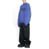 Felpa oversize con disegno a mano libera ispirato alla Political Campaign “Blue” 720428TNVE84119
