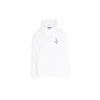 Felpa oversize unisex con logo, bianca 620973TIV459040