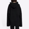 Felpa unisex FW21 con stampa di lettere a scelta, nera 661711TKVD41070