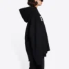Felpa unisex FW21 con stampa di lettere a scelta, nera 661711TKVD41070